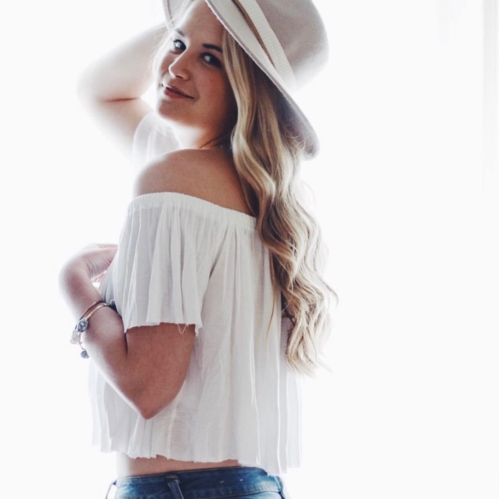 Urban Outfitters - off the shoulder top